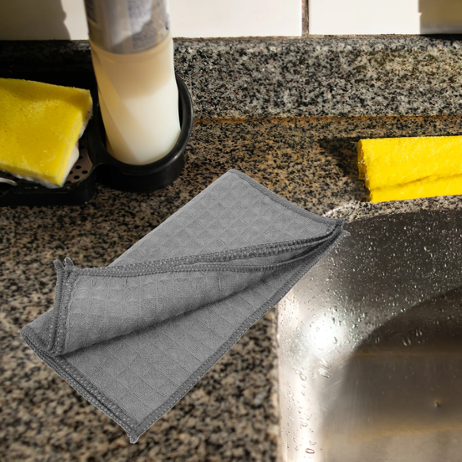

3 Pcs Dish Towels Kitchen Hand Wiping Cloth Cloths for Washing Dishes Rags Washcloths