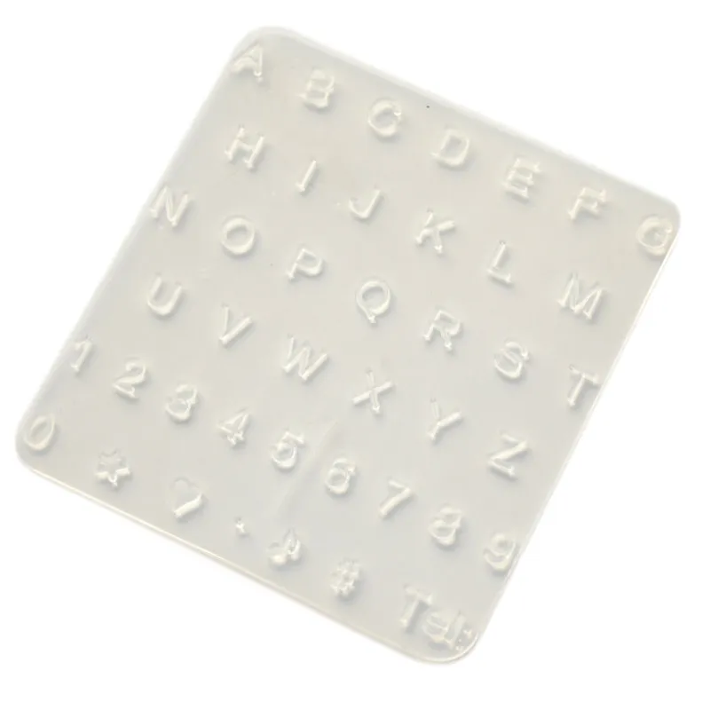 Transparenter Buchstabenstempel, Digitaler Stempel aus pflanzlich gegerbtem Crazy-Horse-Leder, handgefertigtes DIY-Lederwerkzeug zum Musterdruck – Detail 1