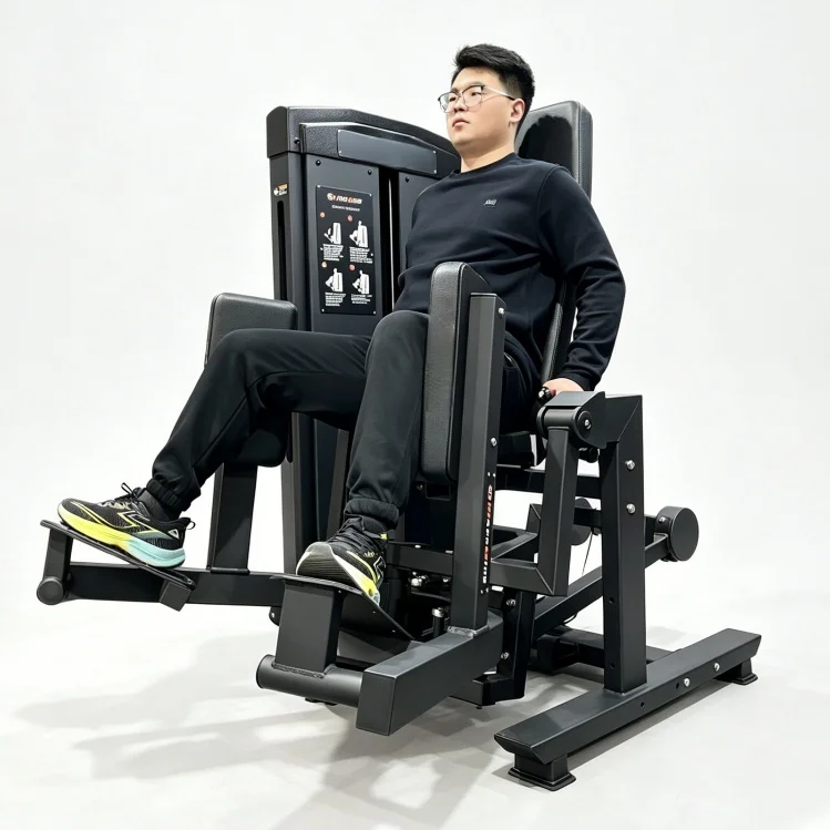 Complete Set of Gym Equipment Steel Legs & Back Extension Curling Machine with Adjustable Pin Loading System