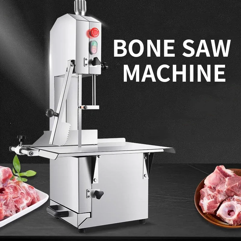 Commercial Bone Sawing Machine 304 Stainless Steel for Cutting Pork Trotters Frozen Meat And Fish - Kitchen Meat Processing Equi
