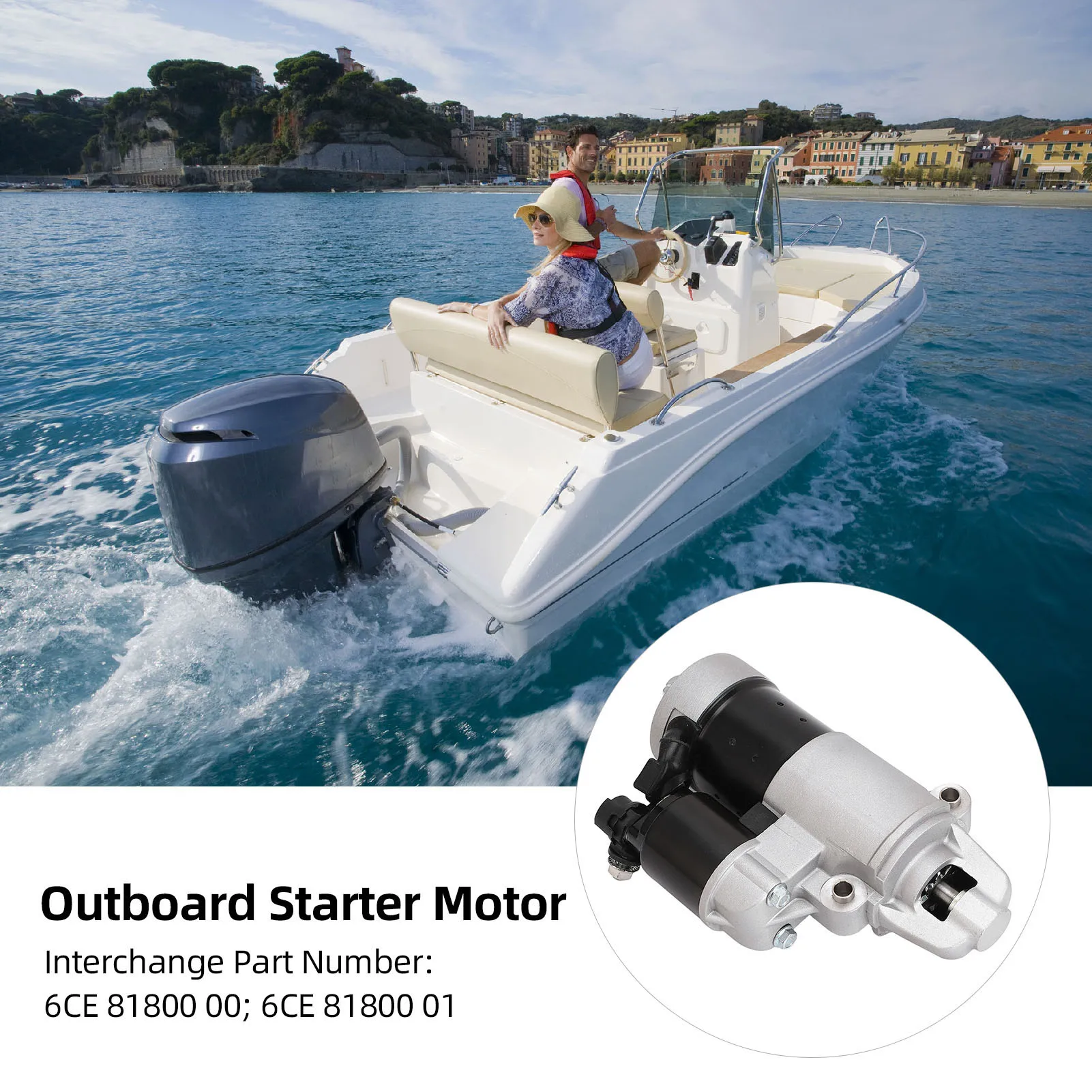 

Подвесной стартер 6CE 81800 00 Морской стартер для 4-тактного подвесного двигателя 225 250 300 лошадиных сил