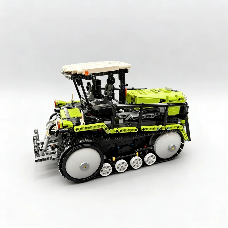 1619PCS MOC Claas Challenger VC Farm Harvester Machine Model Custom Puzzle DIY Creative Assembly Educational Toy Collection Gift