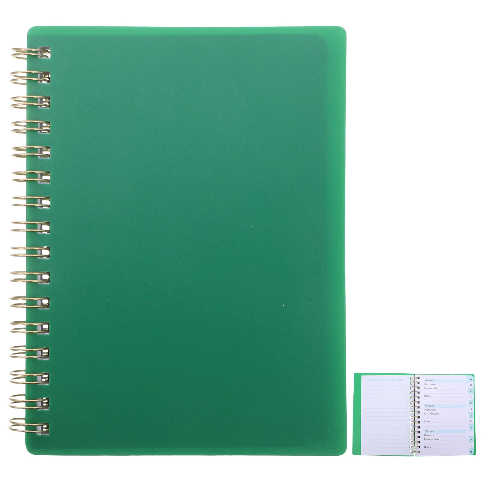 Password Book Spiral A6 Alphabet Tabs Password Notebook Seniors Small Address and Website Keeper Log Book Passcode Notebook.