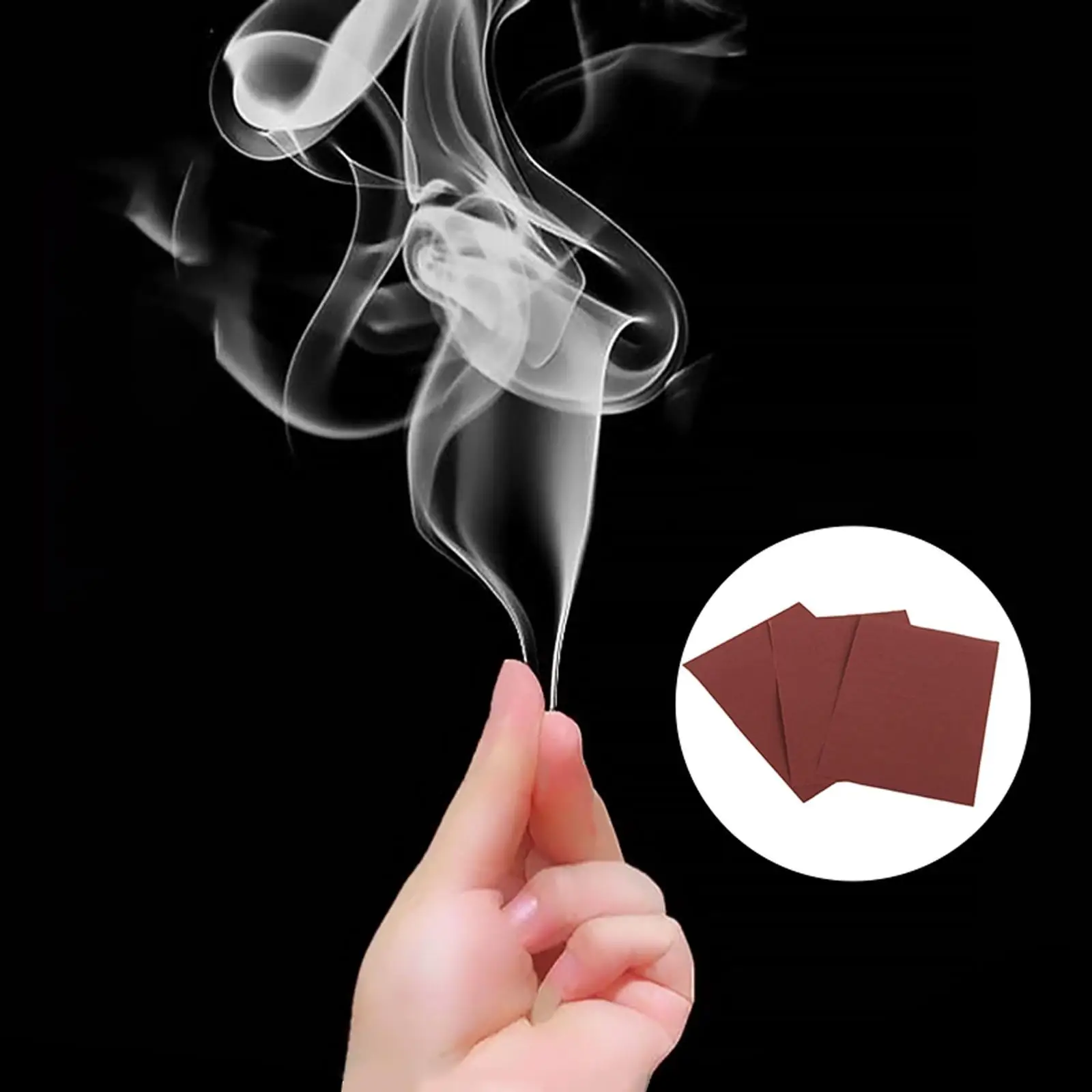 Chemical Magic Paper Cool Close Up Magic Trick Fingers Smoke Hells Smoke Stage Stuffs Fantasy Prop Make fun