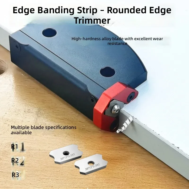 Woodworking Edge Banding Trimming Knife Chamfering Device Manual Burr Remover for Ecological Paint-free Board Special Tool
