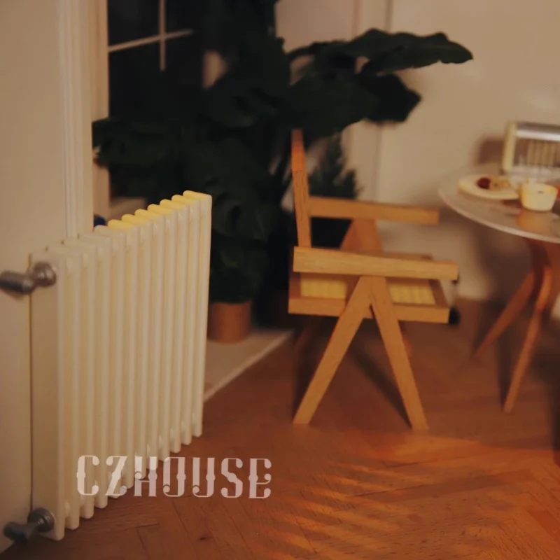 Nordic Retro Badkamer Radiator Bjd Ob11 Gsc Blyth Soldaat Lol Poppenhuisminiaturen Mini Model Meubels Accessoires Poppen Rekwisieten