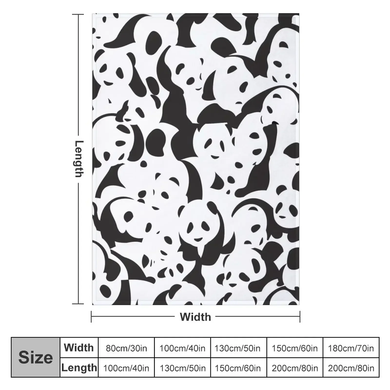 Panda Panda seamless pattern Throw Blanket Luxury Luxury St Soft Plush Plaid Blankets