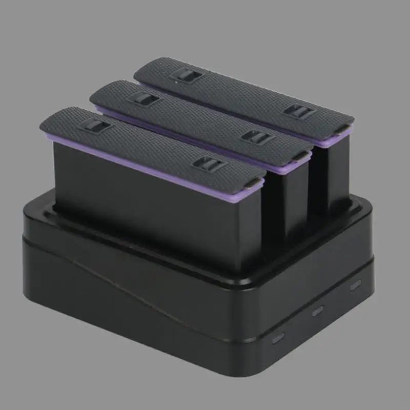 3 Bay Battery Chargers For X4 Camera Accessories ABS Construction And Protective Charging Hubs 896C