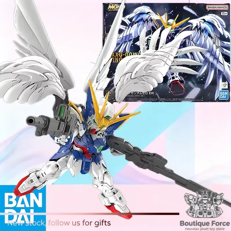 

Bandai MGSD Wing Gundam Zero EW Action Figure Model Kit Anime Toy Gift for Kids Official Licensed Gundam Wing Zero Endless
