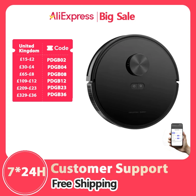 Robot Vacuum Cleaner Purerobo X8 5000pa，With APP，LDS Navi Gyroscope Vacuum Mop Sweep 3-in-1，Smart Home Appliances Sweeper Robot