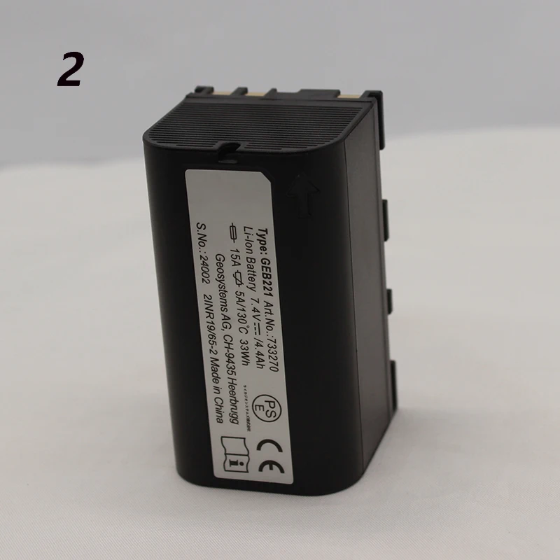 

2 pieces Leic GEB221 Li-ion battery 7.4v 4400mAh