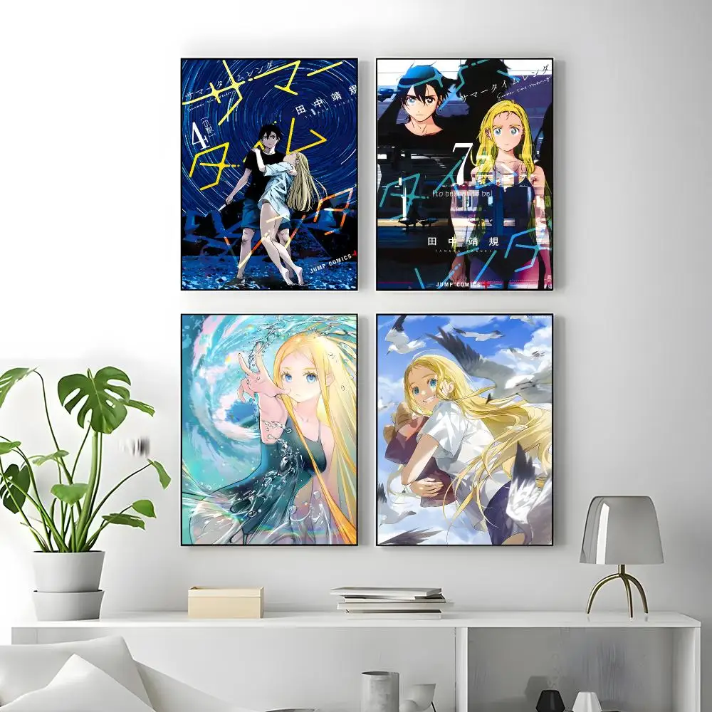 Anime Summer Time Rendering Poster Poster High Quality Wall Art for Home Office Bedroom Living Room Perfect