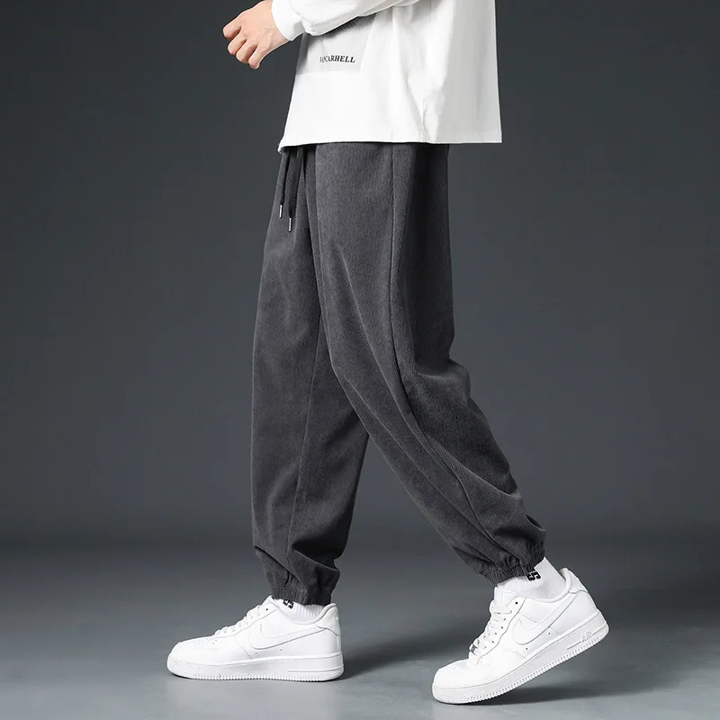 Men's Pants for Spring Summer Sports Pants for Boys Tying Feet Spring and Summer Hoodies Trendy Loose Men's Casual Trousers