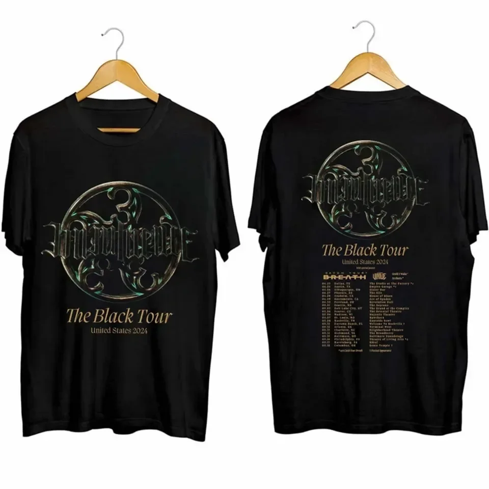 Imminence The Black Tour 2024 Live In US T Shirt Full Size S-5XL BE2938