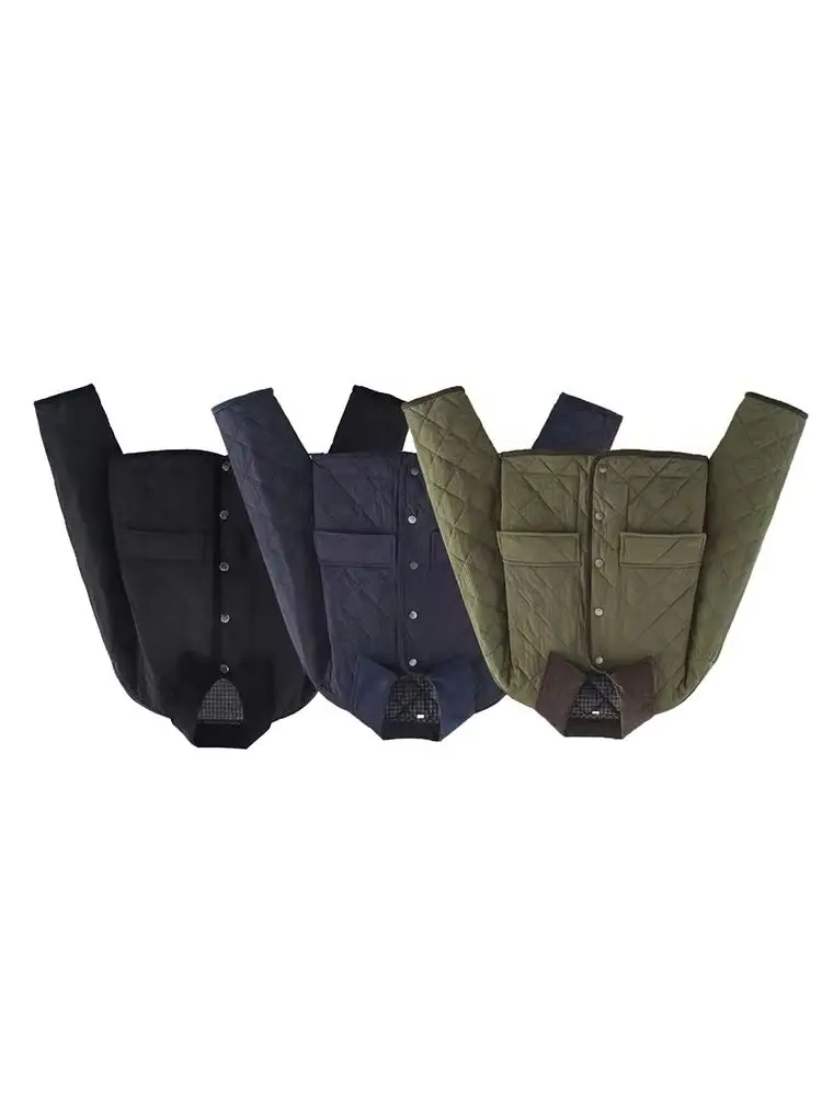 

HH женская мода однобортная свободная куртка с лацканами женская с длинным рукавом и карманами украшение повседневное вельветовое зимнее пальто