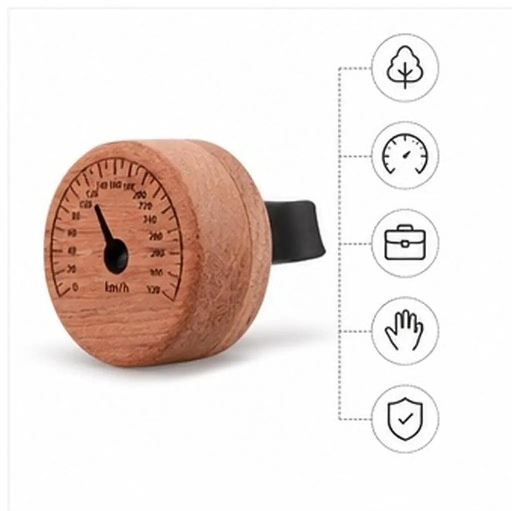 Small Portable Wooden Car Diffuser Handmade Exquisite Craftsmanship Essential Oil Aromatherapy Fragrance Diffuser Decor