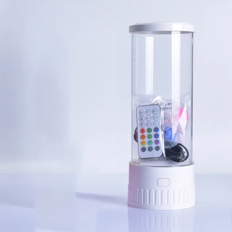 BAAG-Lampada per meduse Acquario Luci notturne per oceano 7 colori Luci d'atmosfera per meduse a LED con per la decorazione del desktop della camera da letto di casa