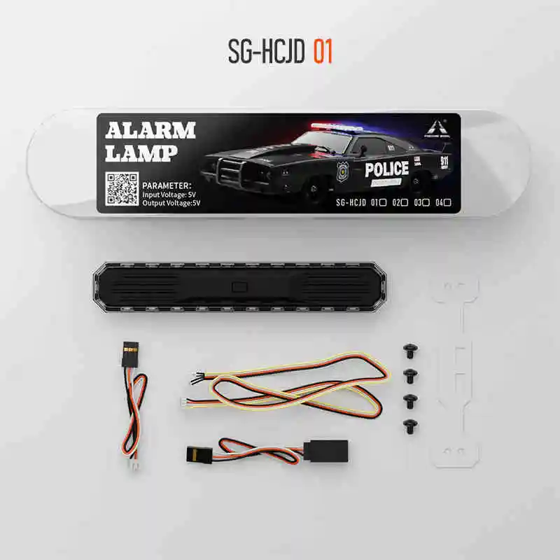 

Songguolin RC Remote Control Car SG-1004 Modified Ceiling Light Upgrade Parts Police Light Multiple Mode Light Changes