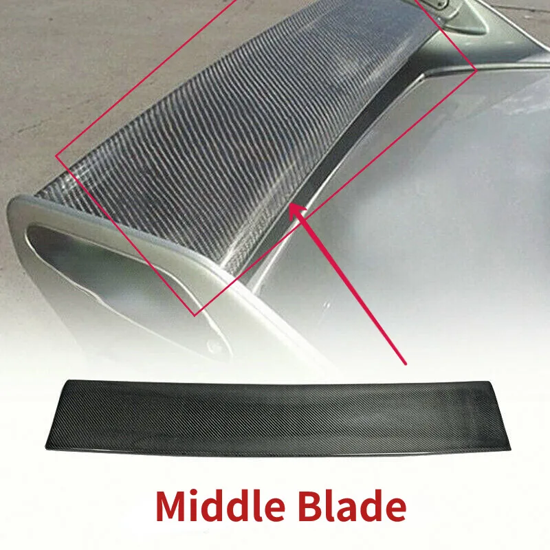 

For Nissan Skyline GTR R33 Rear Spoiler Wing Middle Blade Bodykits Carbon Fiber