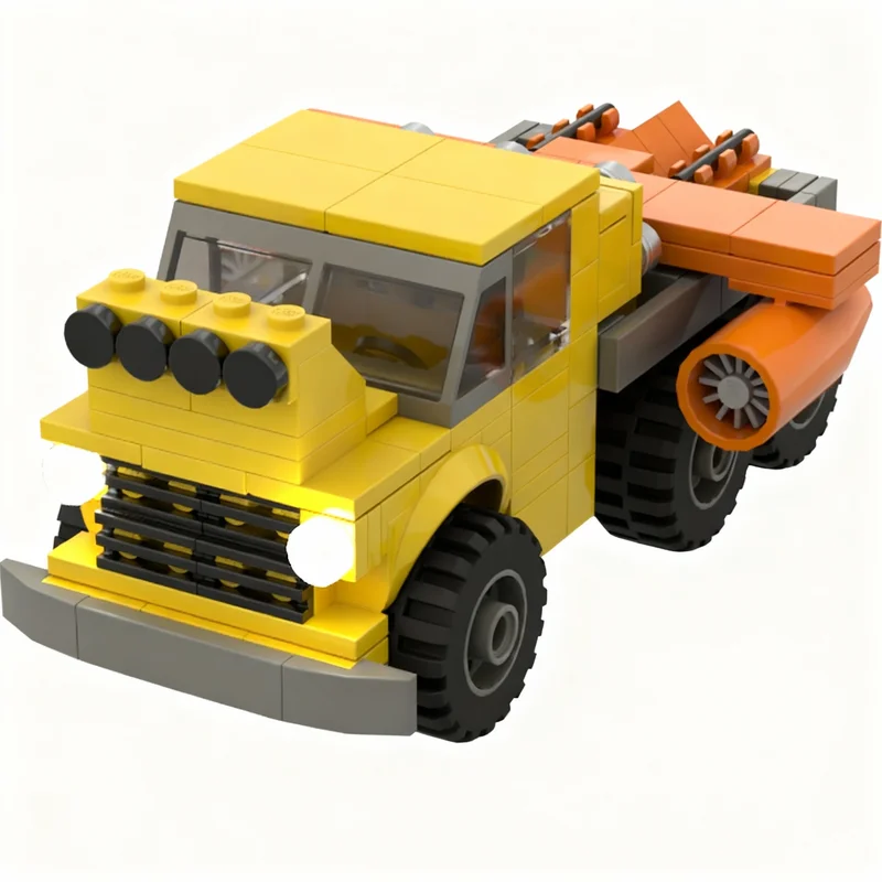 

244pcs MOC ANK MK38 Drag Mod City Model Building Blocks Construction Toy Christmas Gifts DIY Creative Idea Education Birthday