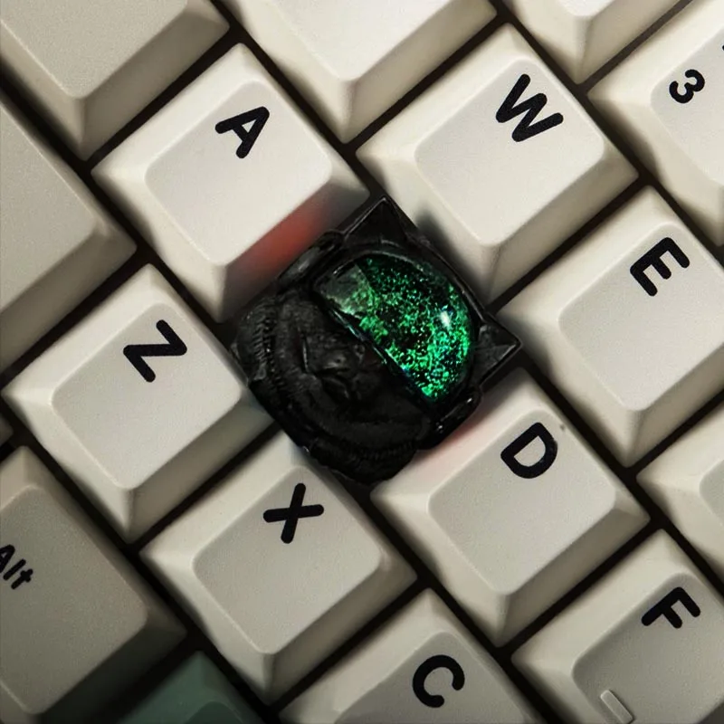 

Cute Space Dog Keycap Resin Material Black Non-Transparent Model Keycaps for MX Switch Mechanical Keyboard Gifts for Game Lovers