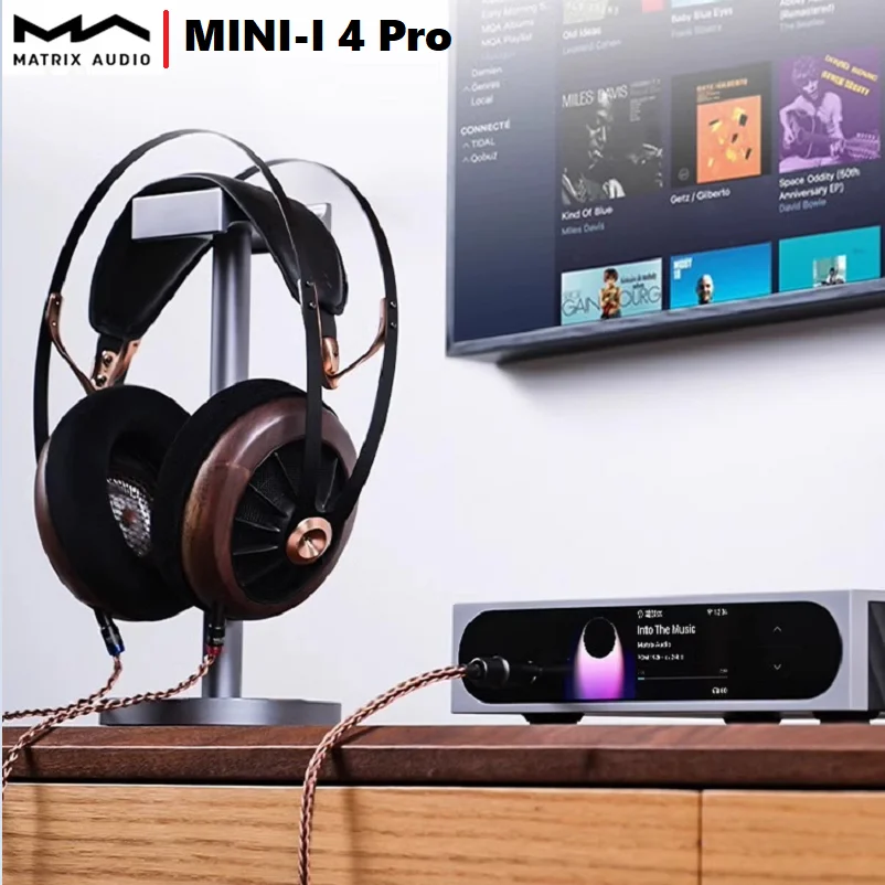 

MATRIX MINI-I PRO 4 Music Streamer All-In-One MA player DAC AMP ES9039Q2M Chip Pre-Decoding Touch Screen Headphone Amplifier