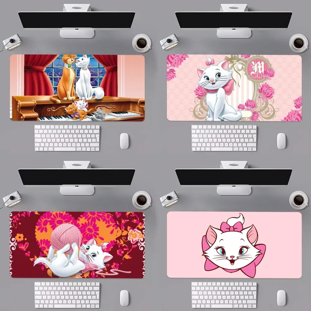 MINISO Disney The AristoCats Mary Cat Mouse Pad Computer Laptop Gaming Office Wrist Guard Non Slip Keyboard Pad