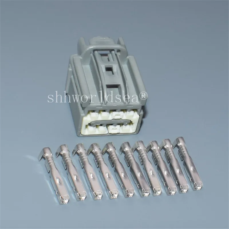 Shhworldsea 2/100Set 10 Pin 7282-6455-40 7283-6455-40 Car Auto Rearview Mirror Cable Socket Connector For Ford