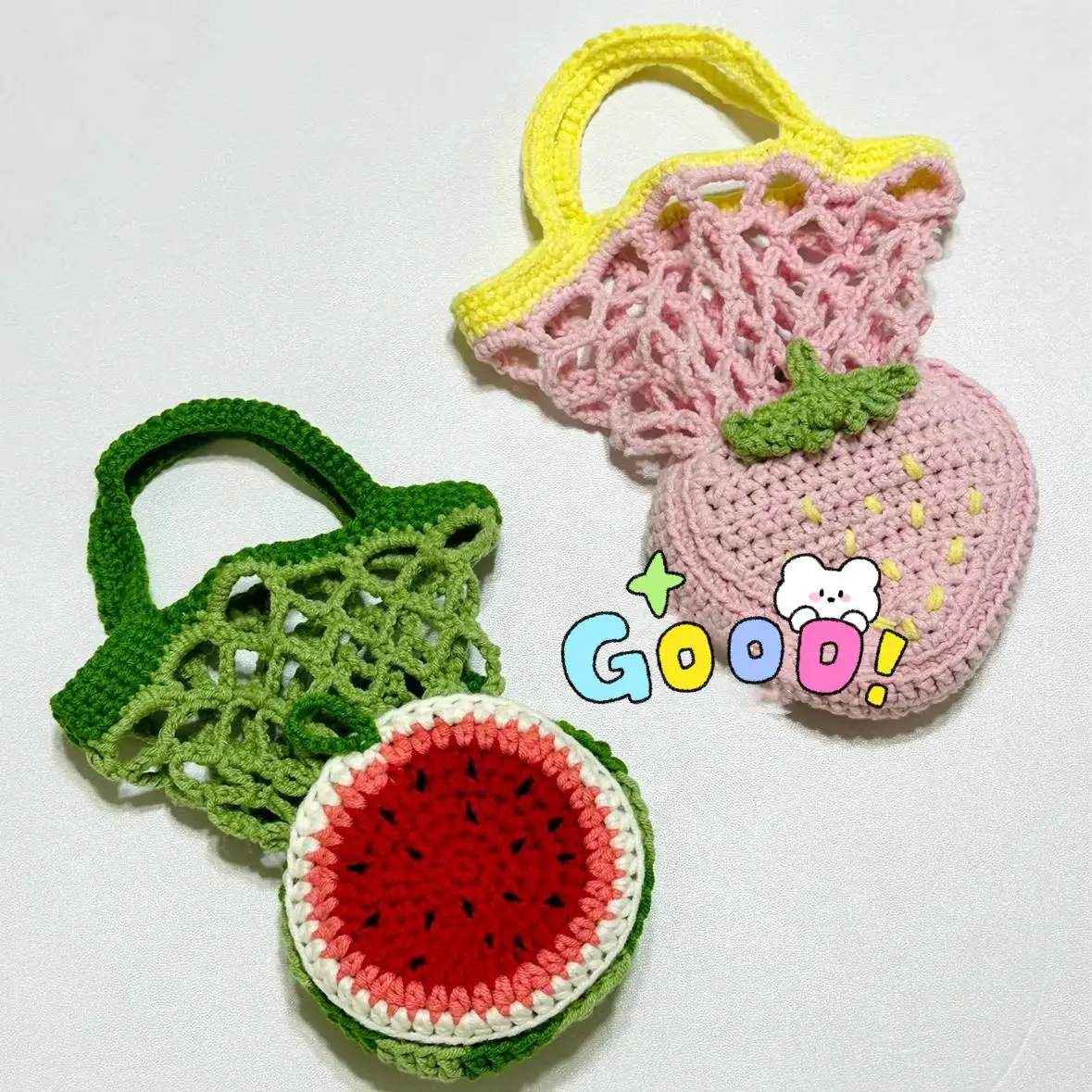kit-de-materiais-para-croche-diy-artesanal-chaveiro-de-malha-em-formato-de-melancia-bolsa-de-frutas-enfeite-penduravel-po