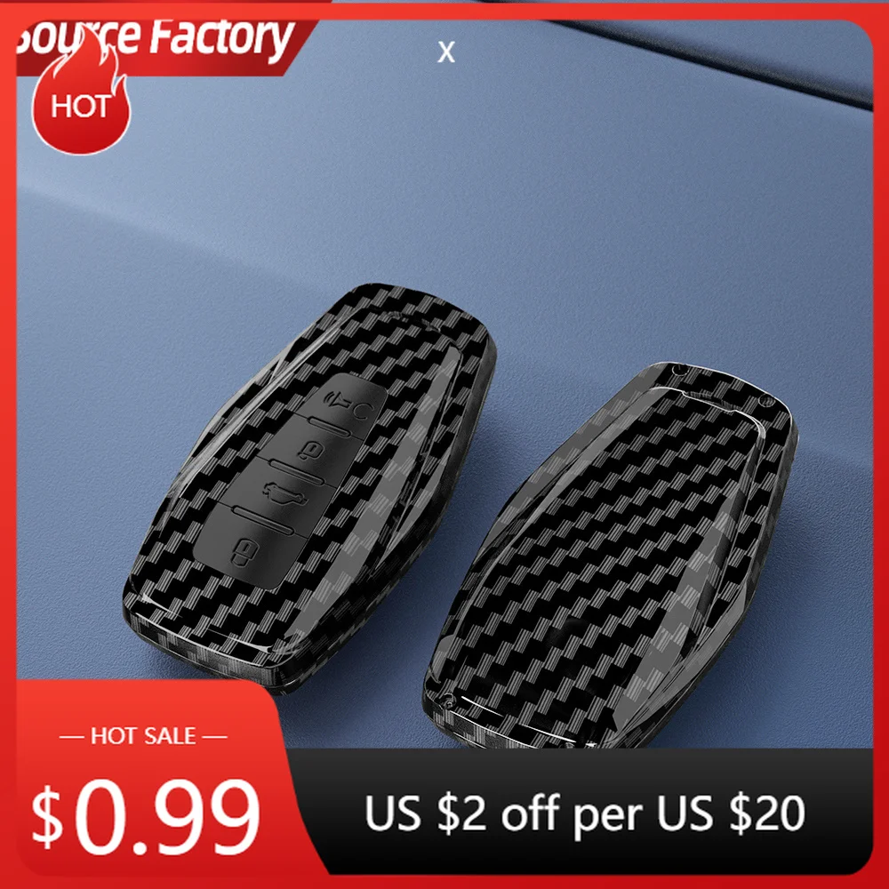 

Автомобильные наклейки из углеродного волокна, чехол для автомобильного ключа, чехол для дистанционного управления, держатель для Geely New Coolray Binray Preface Okavango Monj