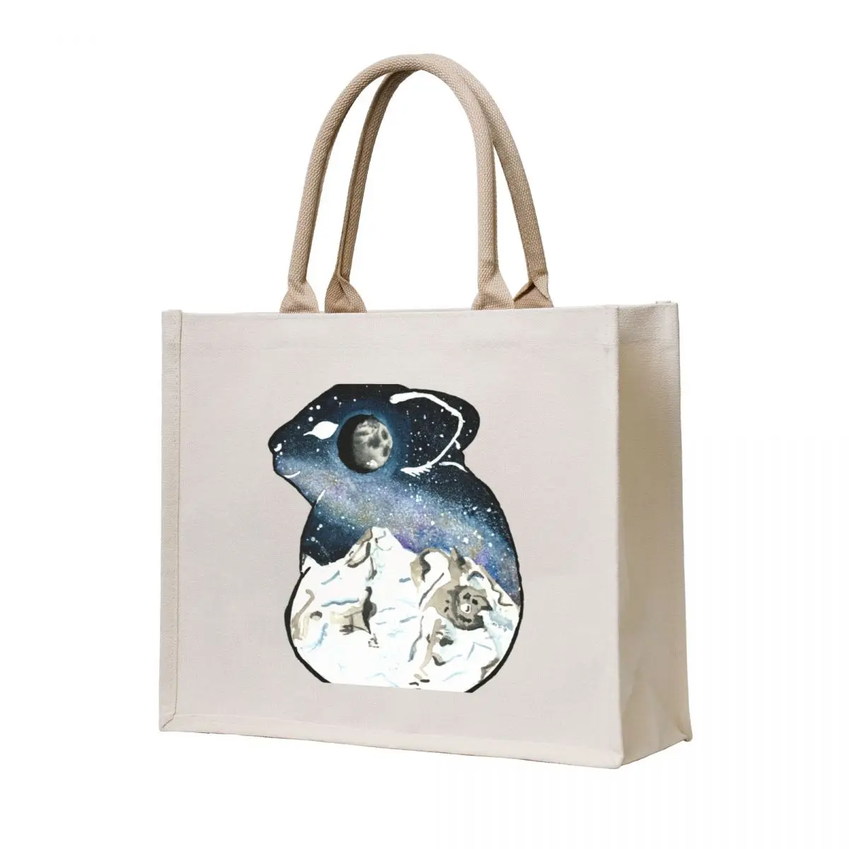 

glacier peak Pika, watercolor Tote Bag Shopping bags Gift bag Cloth bag tote canvas