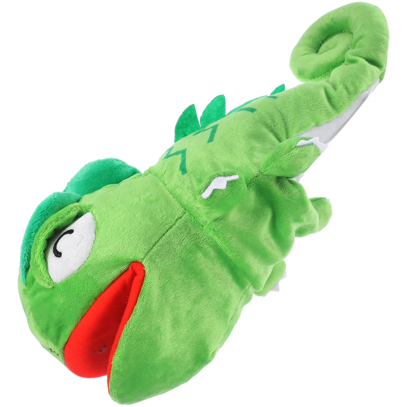 

Lizard Hand Puppet Funny Reptile Animal Soft Skin Friendly Educational Storytelling Puppet for Kids Toddlers Gift
