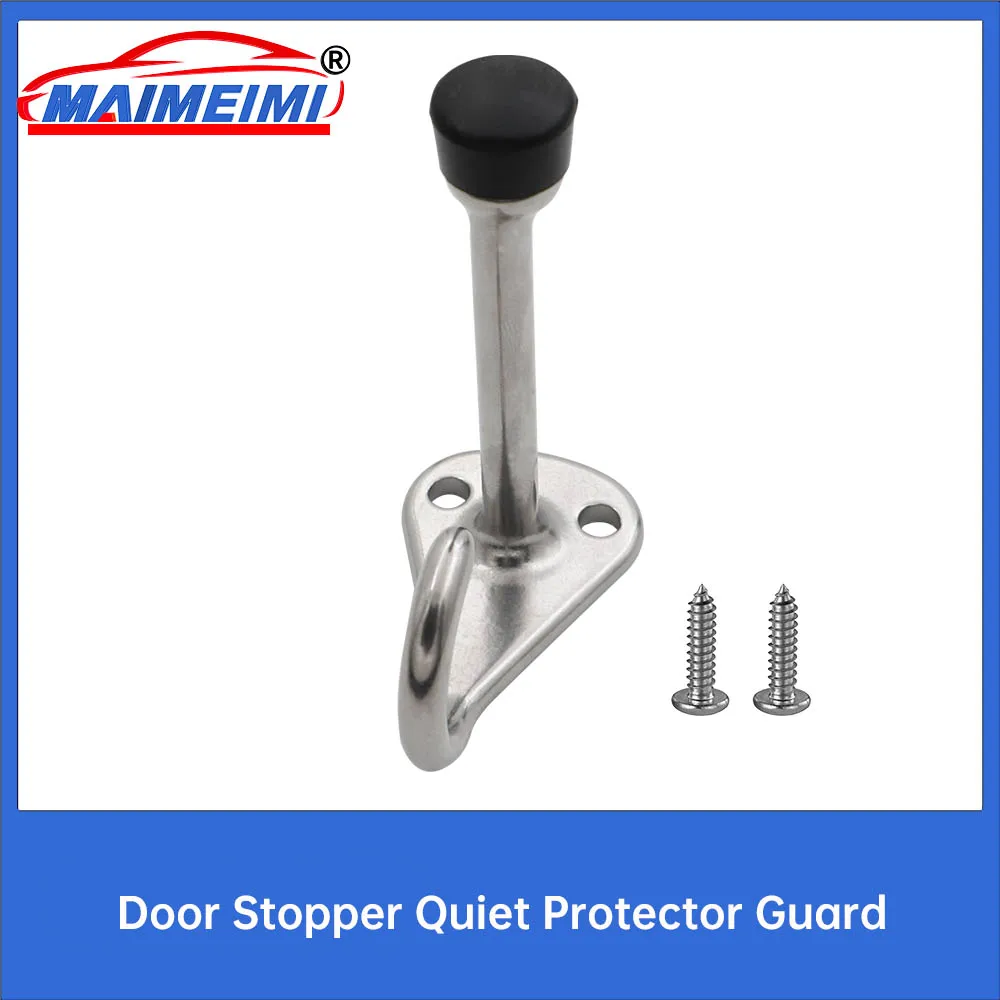 1 Pcs Car Door Stopper Quiet Protector Guard Hardware Rubber Cushioning Door Stopper Hook Rubber Door Stopper With Hook