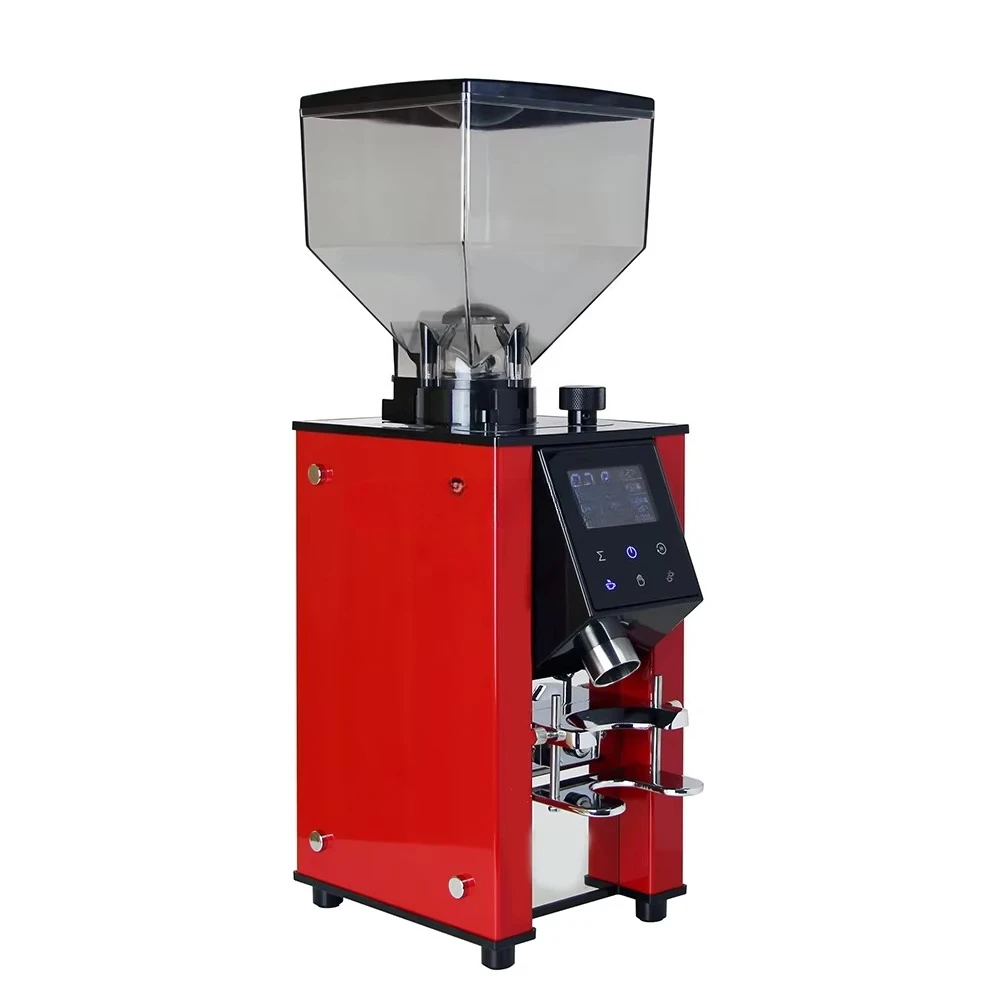 2025 Hot Sale Coffee Grinder Manual 64mm Flat Burr Coffee Grinder Titanium Automatic Commercial Coffee Grinder Electric ZF64
