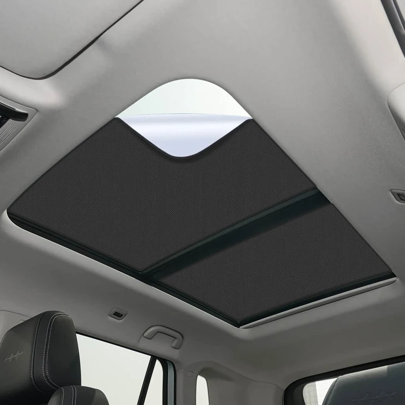 For BYD Formula Leopard TAI 3 2025Car Suede Fabric Anti-uv Electrostatic Adsorption Sunroof Sunshade Heat Insulation Skylight
