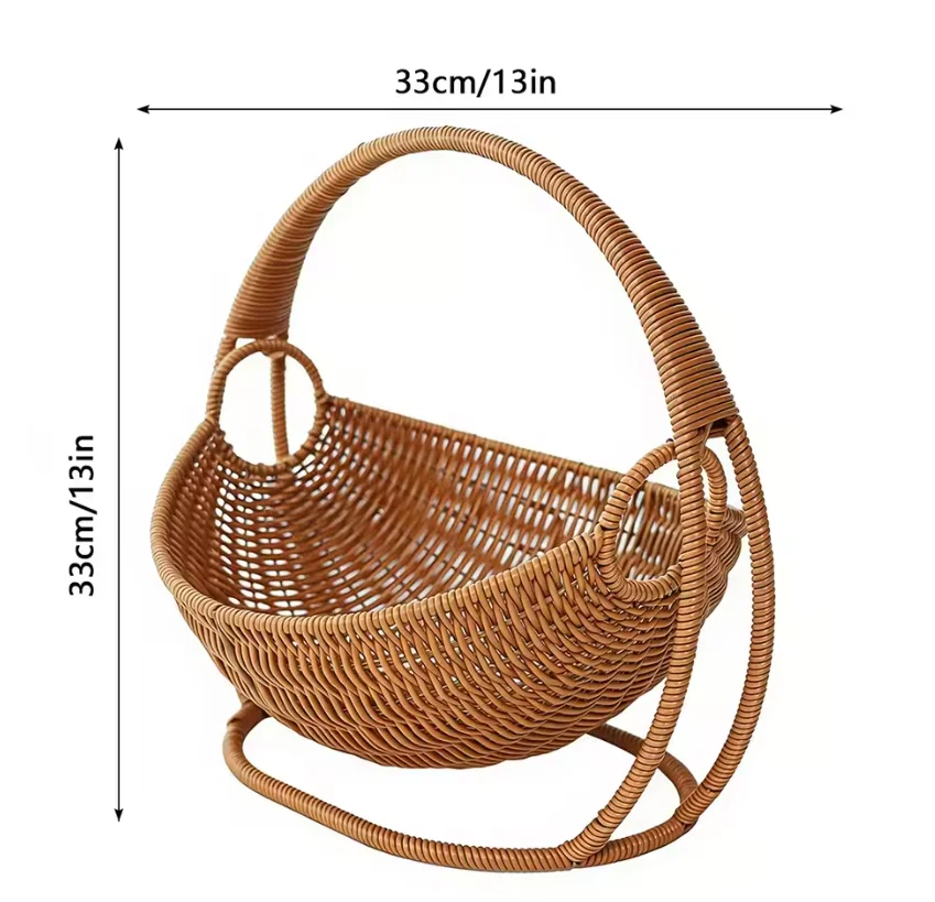 Rattan Swing Cat Bed Elevated Cat Cradle Hammock Cozy Cat Nest with Rocking Stand Indoor Pet Sleeping Basket for Cats view 2