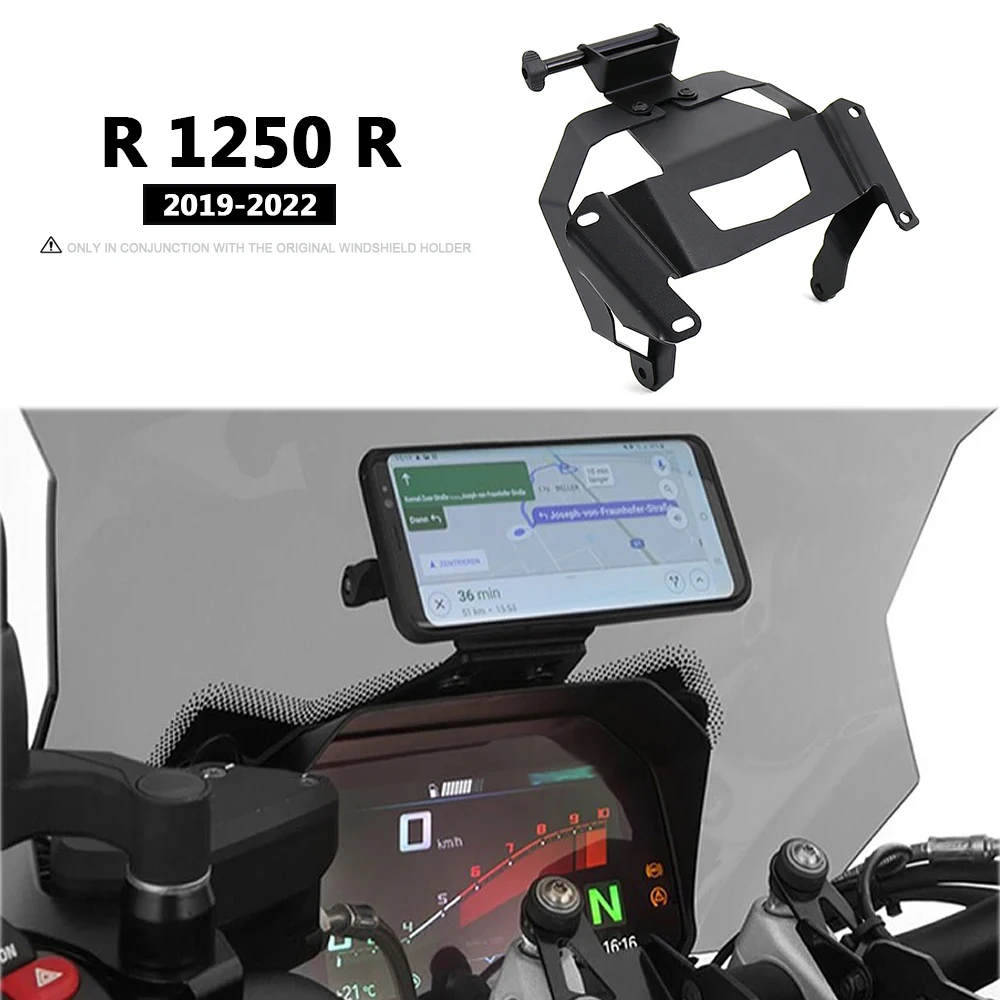 

Для BMW R1250R R1250 R 1250 R 2019 2020 2021 2022, держатель для телефона на мотоцикле, кронштейн для GPS-навигатора, пластина