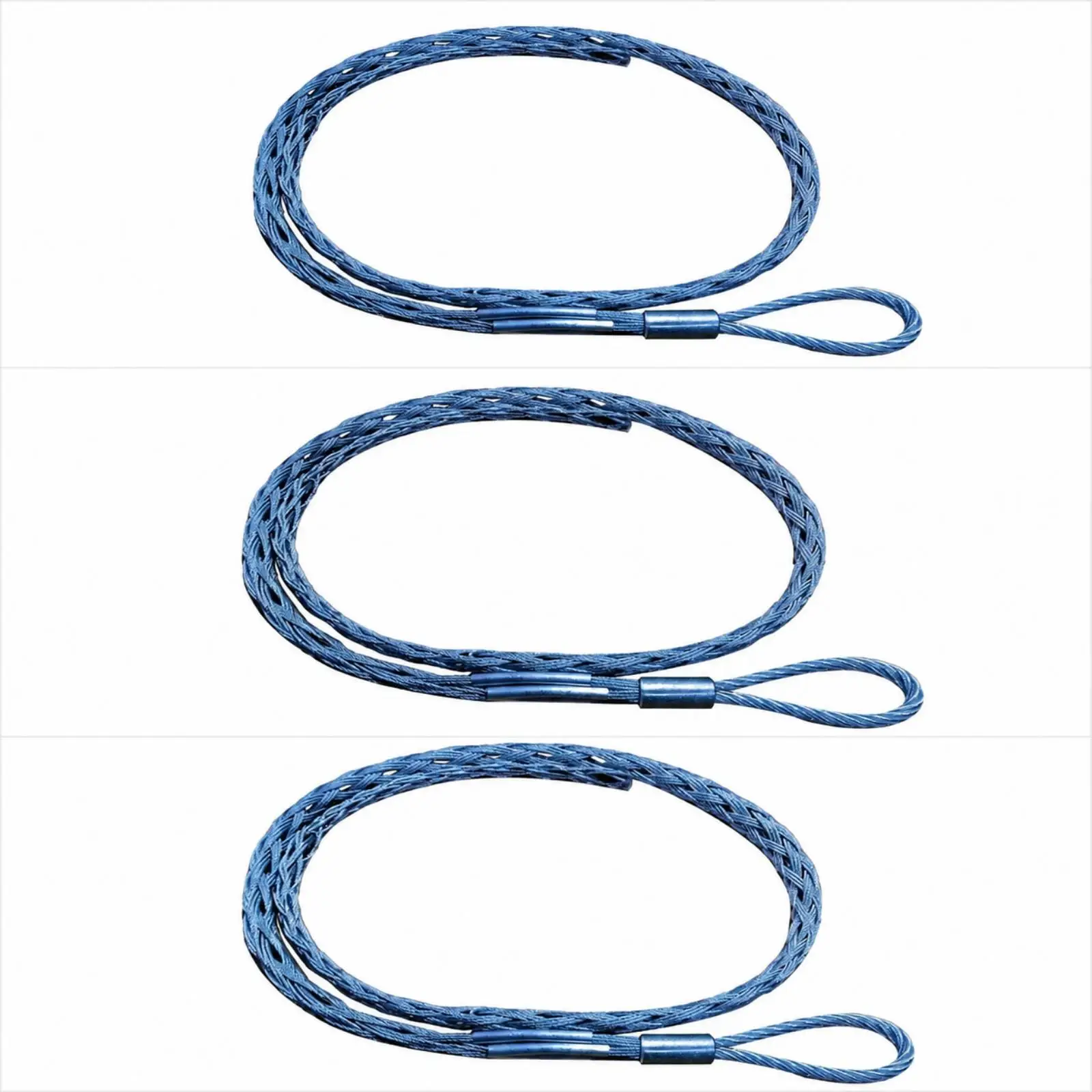 Flexible Cable Pulling Grip Metal Sleeve Wire Mesh Sock for Utility Conductor Pulling Work