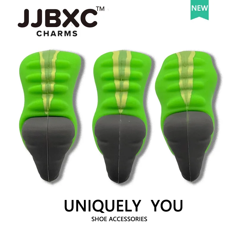 JJBXC CHARM  Shoe Accessories Green Dinosaur Claw DIY Fashion Shoes Decorations Suitable for cross Shoes