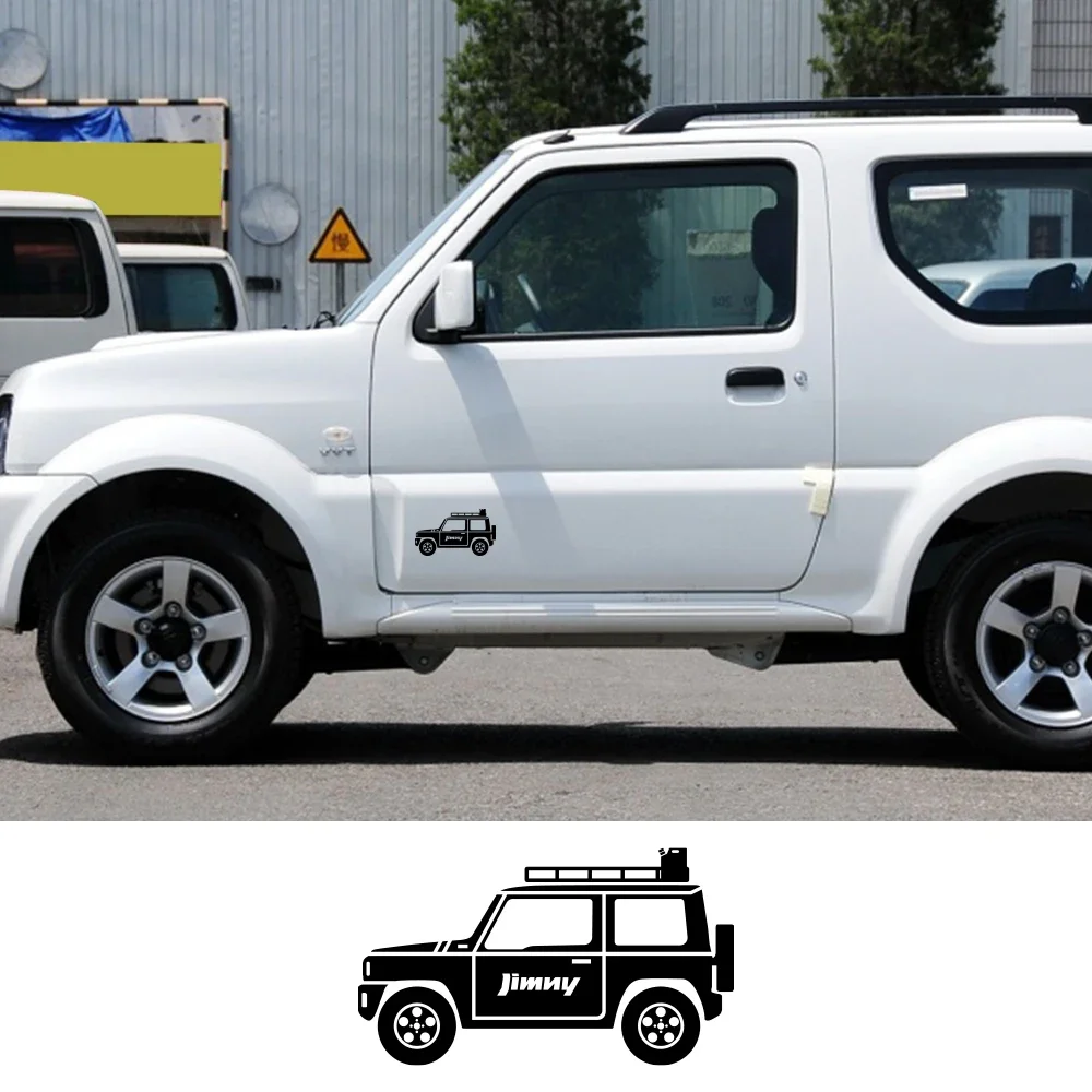 Car Window Stickers For Suzuki Jimny Jb43 Jb64 Jb74 Ja11 4x4 RC Auto Design Styling Door Side Vinyl Decals Tuning Accessories