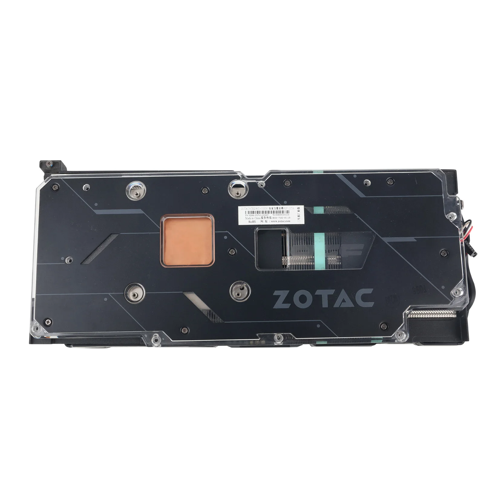 Imagem -03 - para Zotac Rtx 2080 ti Pgf Extremo 0c14 Placa de Vídeo Dissipador Calor 87 mm Ga91s2u Rtx2080ti Placa Gráfica Substituição Gpu Dissipador Calor