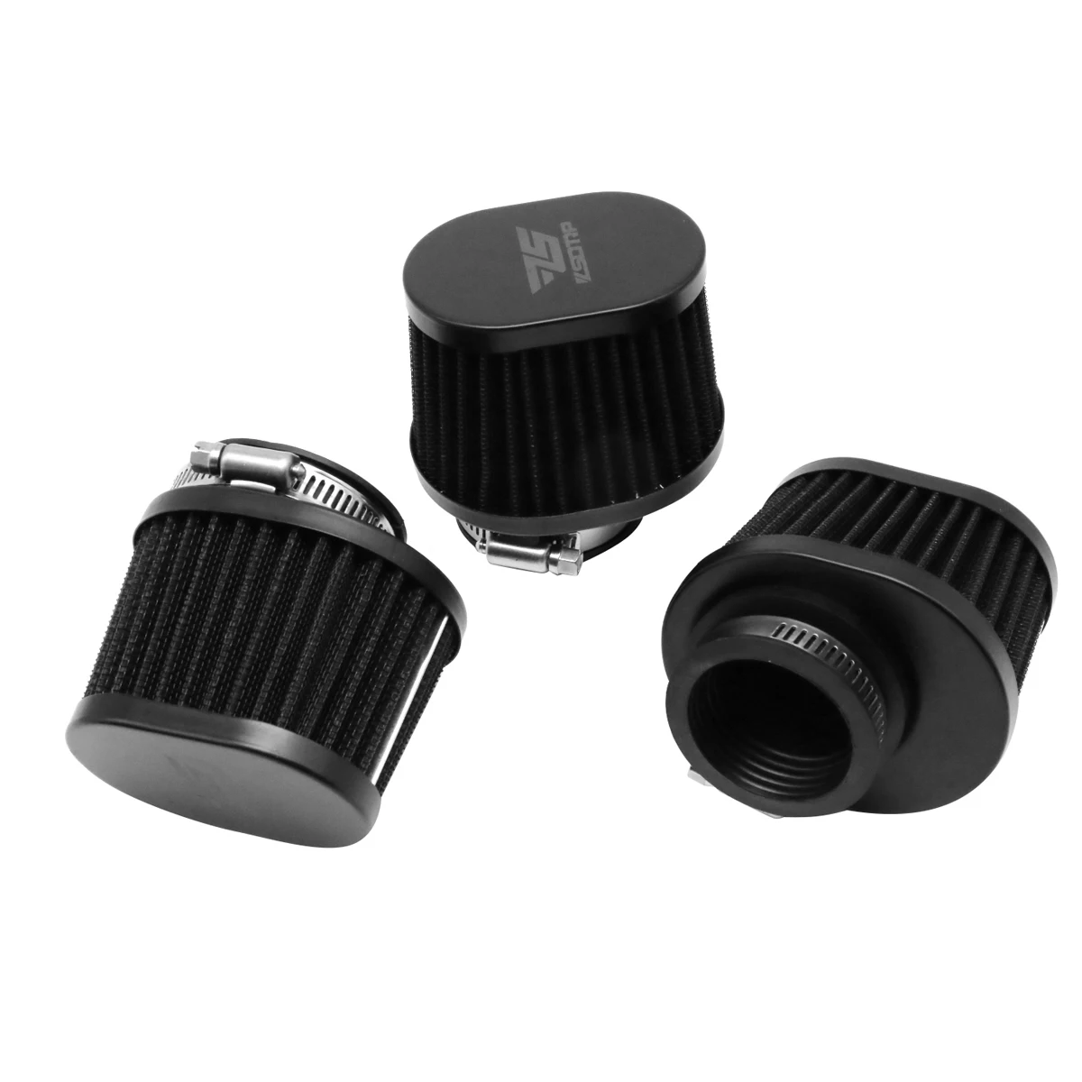 ZSDTRP Motorcycle High Flow Air Filter 38mm 42mm 45mm 50mm 55mm 60MM Universal for Motocross Scooter Air Pods Cleaner