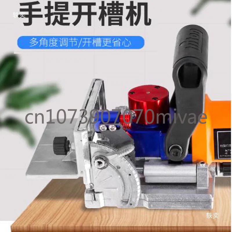 Woodworking Slotting Machine Invisible Parts 45 Splicing Slotting Cabinet Non-porous Process Multifunctional Slotting Machine