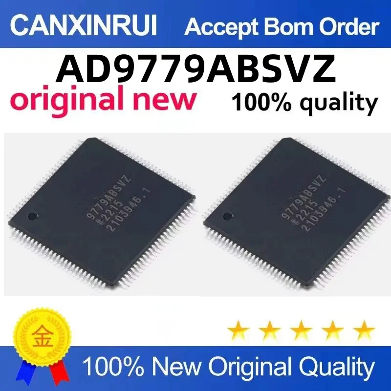 New original AD9779ABSVZ AD9779A TQFP100 digital-to-analog converter chip IC