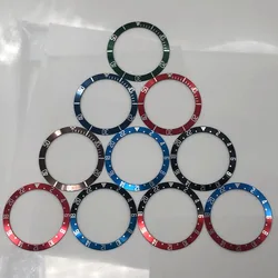 Outer Diameter 39.5mm Aluminum Bezel Watch Parts Fit 41mm Automatic Mechanical Case Red Blue Green Black Brown