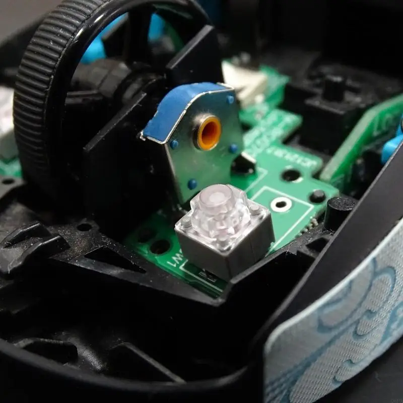 HUANO 저소음 마이크로 스위치, 마우스 단추 마이크로 스위치, 단추 마이크로 스위치, 천만 클릭, 2 핀, 6x6x7.2mm, 2PCs, 10PCs