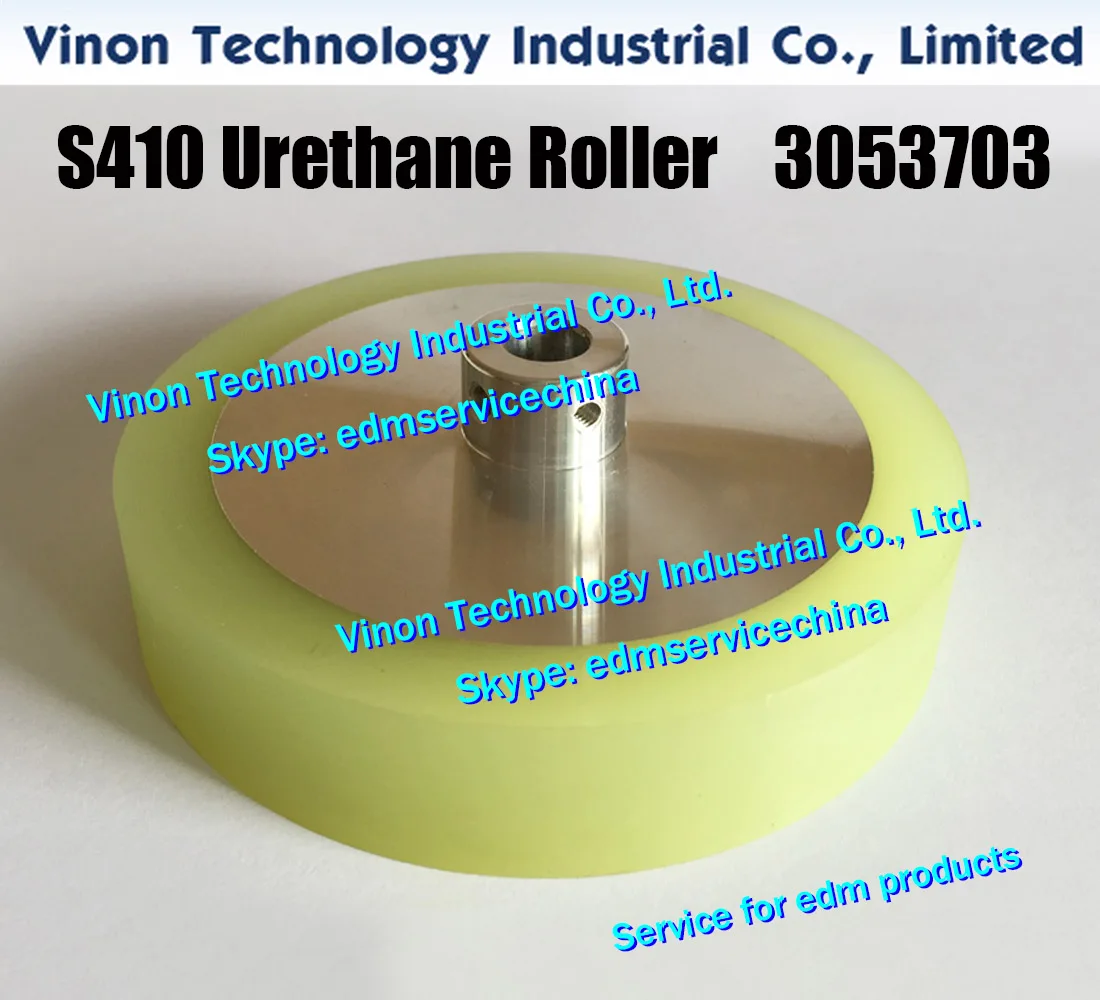 

3053703 (3052324) edm Urethane Tension Roller Upper S410 for Sodic A530D,AQ325,AQ325L A325, AQ530D,AP330, AW535L,AP200L,AP200