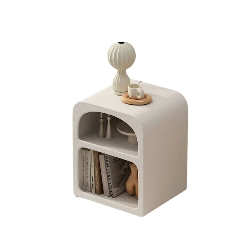 

Cream wind bedside table, modern simple storage locker, small apartment bedroom side