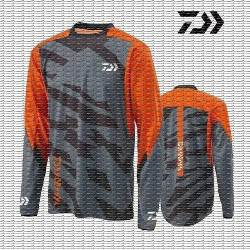 Summer outdoor fishing long sleeved quick drying men's off-road cycling mountain bike breathable sports T-shirt