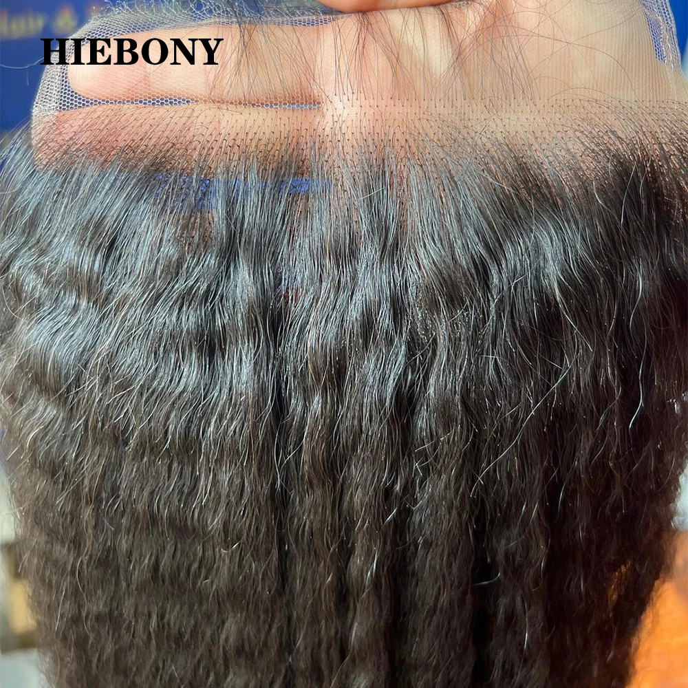 Kinky Straight 13x6 HD Lace Frontal 5x5 6x6 7x7 HD Closure Invisiable HD Lace Closure Melt Skins Human Hair Pre Plucked Hairline